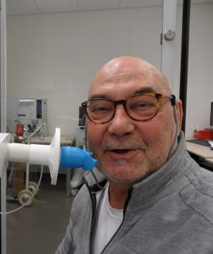 Foto Gerard de Graaf. In 2018 kreeg Gerard nieuwe donorlongen.